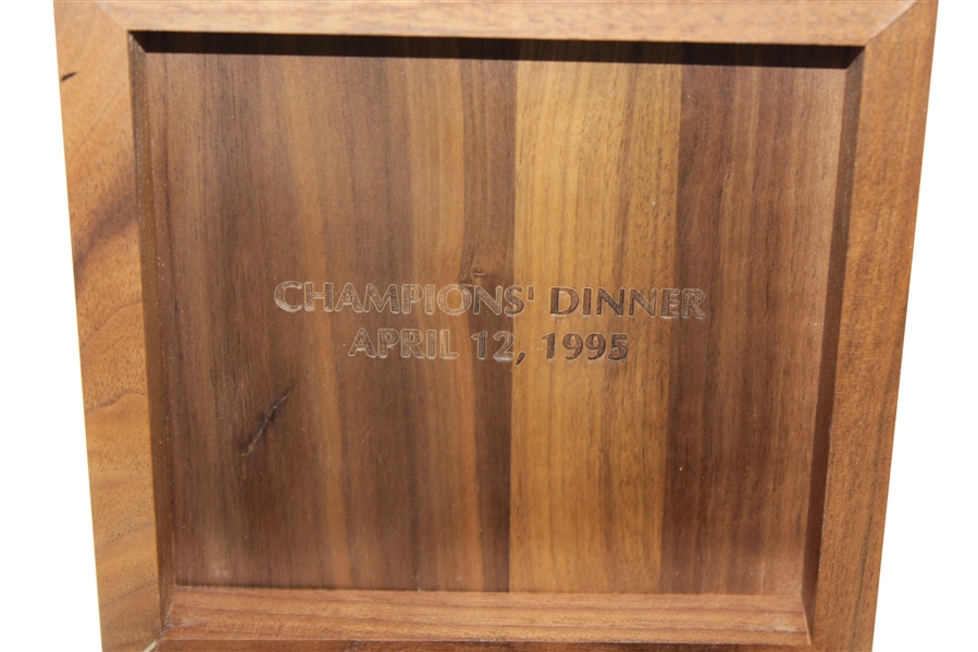 Lee Trevino's 1995 PGA Seniors Championship Champions Dinner Gift - Digital Clock w/ Engraved Wooden Box