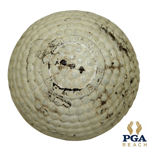 Spalding Bramble Gutta Percha Golf Ball - Good Condition