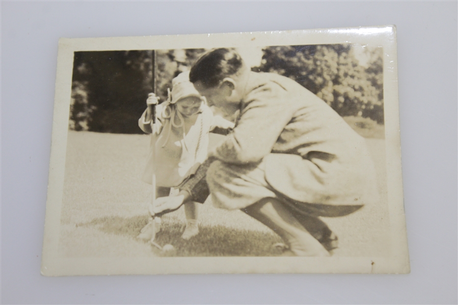 Bobby Jones Signed 1960 'Golf Is My Game' Book w/ Notation & Original 1935 Photo - Glenna Collett Collection JSA ALOA