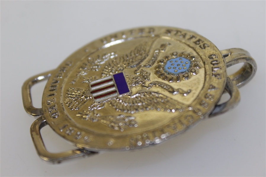 USGA Sterling Silver Money Clip w/ Detailed Bald Eagle / Shield Logo