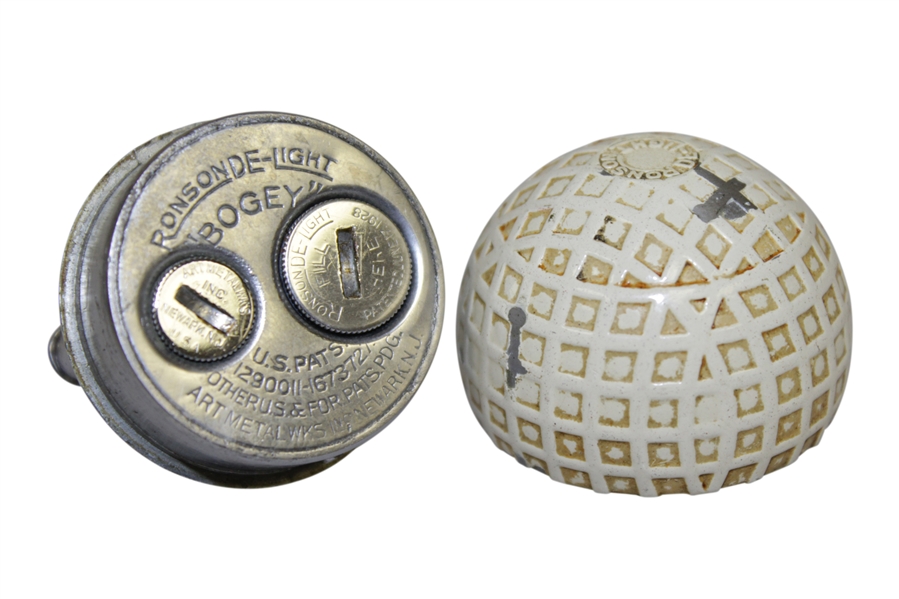 Ronsonde-Light 'Bogey' Vintage Golf Ball Lighter