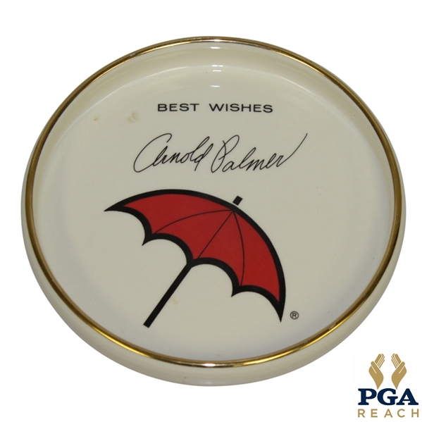 Arnold Palmer Signature Umbrella Ashtray 