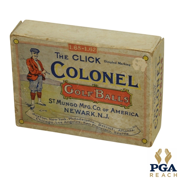 Colonel Golf Ball Box - Sharp Color 