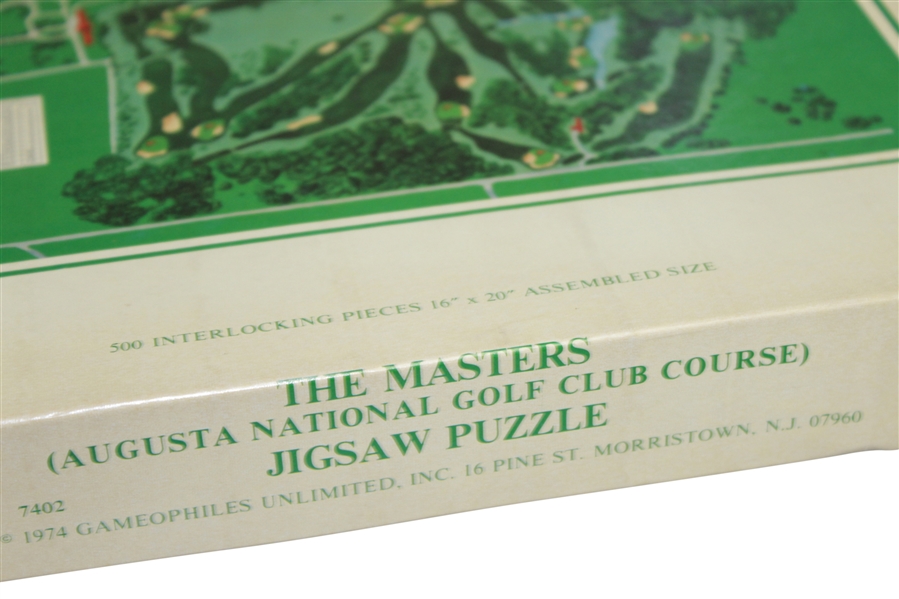 1974 'The Masters' Augusta National Golf Club 500 Piece Jigsaw Puzzle - Course Layout