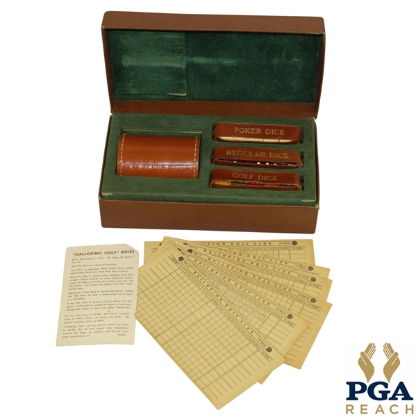 Classic Galloping Golf. Pat Pend. Swift Dice Game with Instructions