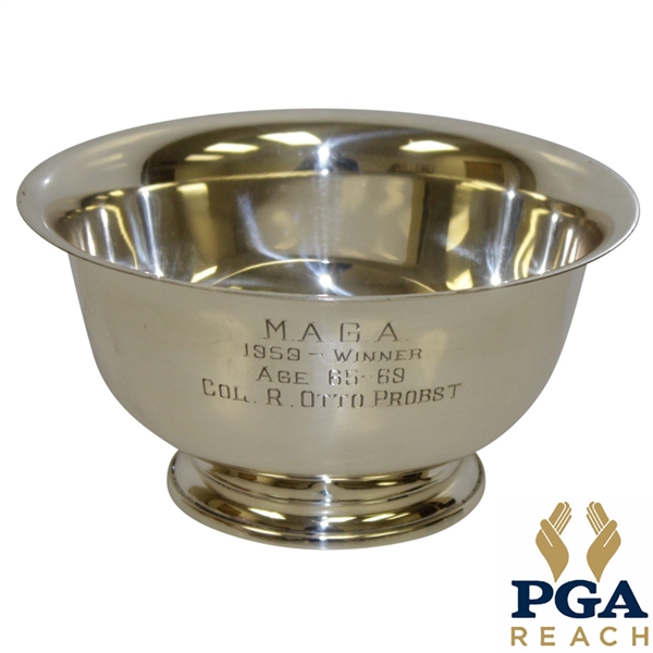 1959 M.A.G.A Sterling Silver Age Group Winner's Trophy