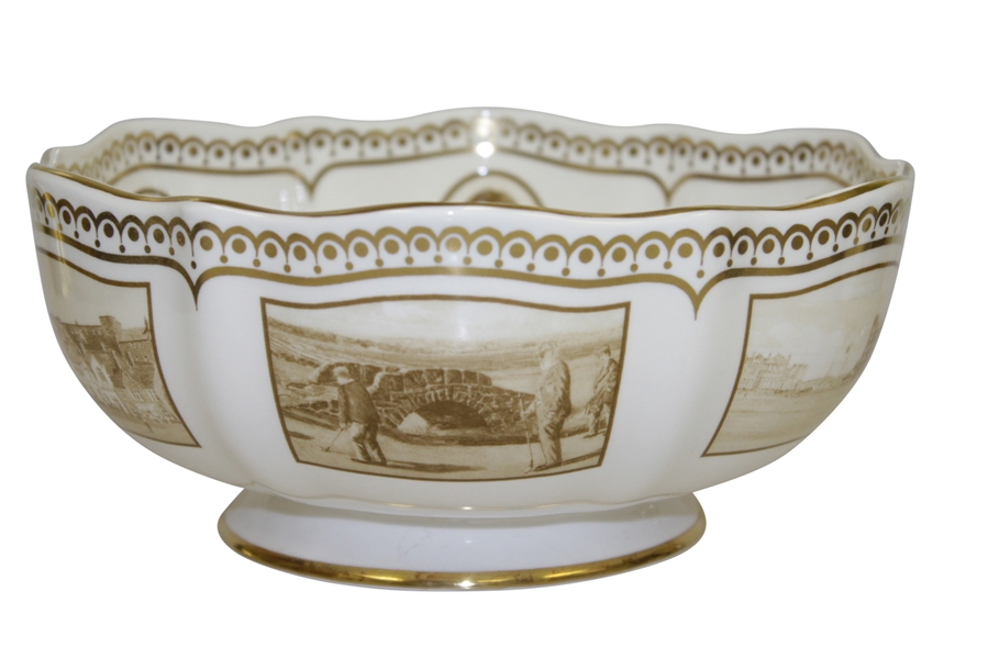 Aynsley Porcelain Old St Andrews Bowl, 250/2000, Designed By Bill Waugh