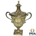 EZ Go PGA National Golf Club Match Play Championship Silver Loving Cup Trophy - Chuck Malchaski 65, Jerry Cooper 66 And Bob Frainey 64