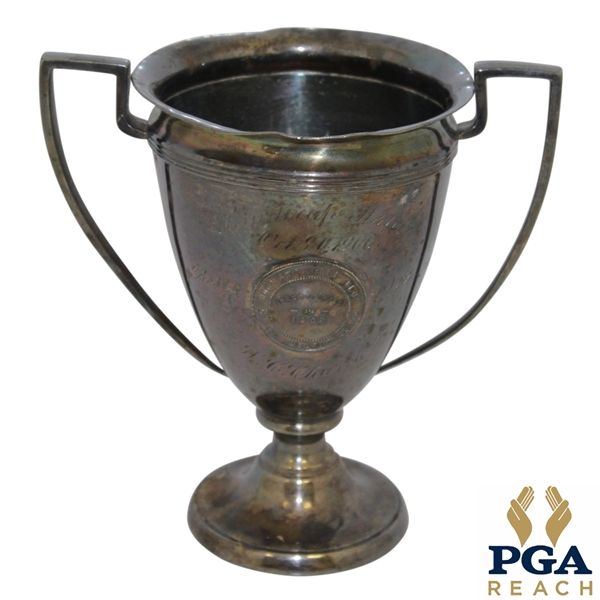 1906 Woodland Golf Club Of Auburndale Handicap Match Best Net Silver Loving Cup Trophy 