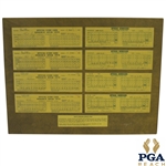 Johnny Millers Record 49 Under Par 1975 Score Cards from Phoenix & Tucson Open - Consecutive Events JSA ALOA
