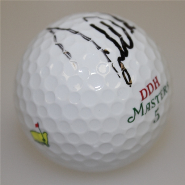 Tiger Woods Signed Masters Logo Golf Ball -Obtained at Tiger's 1st Major 1995 Augusta- JSA FULL LETTER