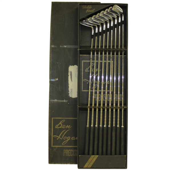 Complete Set of Unused Ben Hogan Forged GS Exclusive Design Precision Irons in Original Box