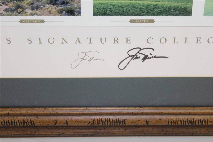 Jack Nicklaus Signed Deluxe Framed 2004 Desert Mountain Signature Collection JSA ALOA