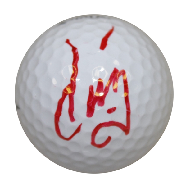 Fuzzy Zoeller Signed Srixion Logo Golf Ball in Red Sharpie JSA ALOA