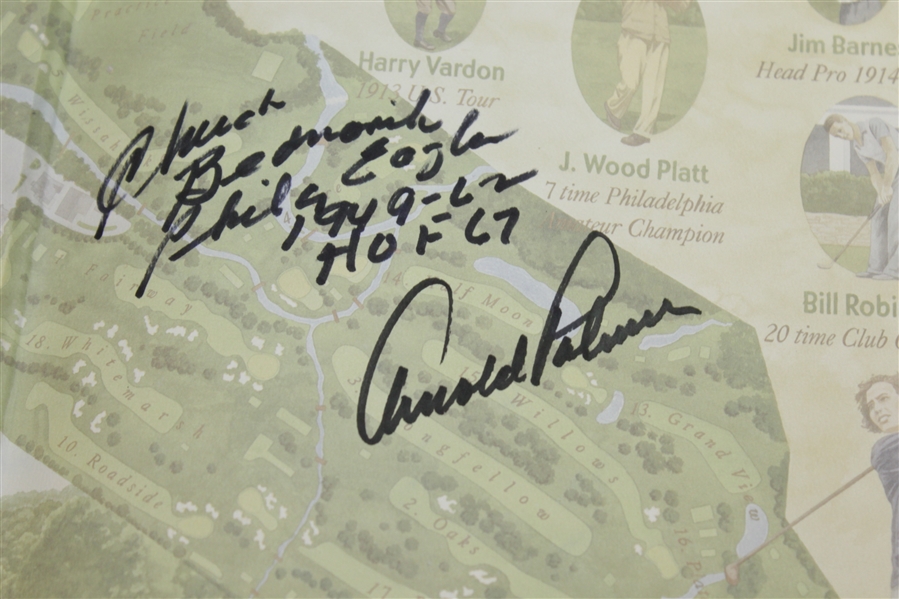 Arnold Palmer Signed & Personalized Whitemarsh Valley CC 'First Hundred Years' Book JSA ALOA