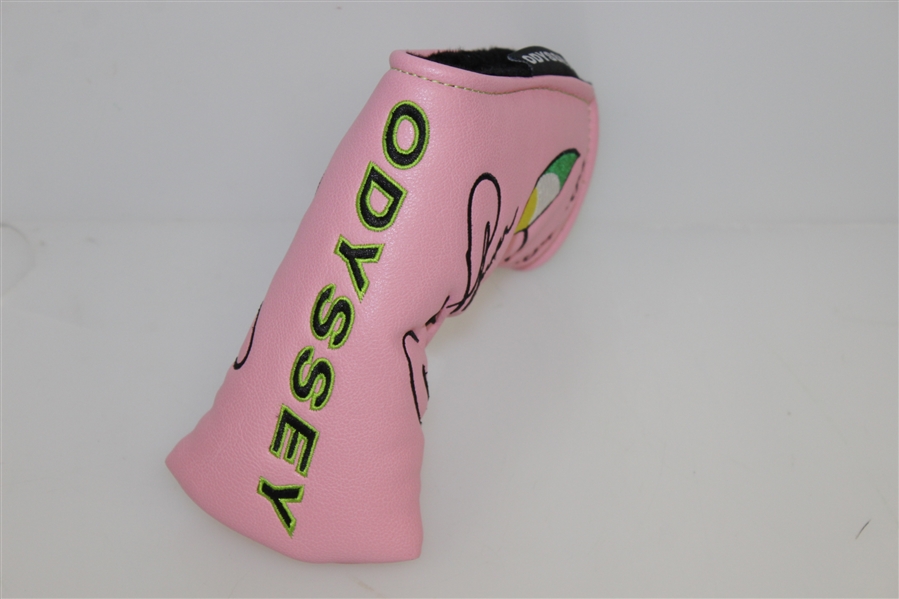 Arnold Palmer Bay Hill Pink Putter Cover with Years of Masters Victories - Odyssey