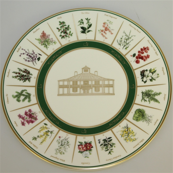 Masters Tournament Pickard Beautification Committee Plate in Original Box - Ray Floyd Collection