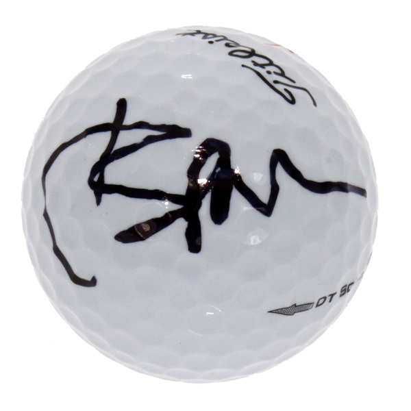 Jordan Spieth Signed Titleist Logo Golf Ball JSA ALOA