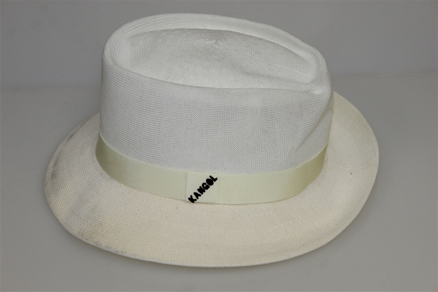Three Don Cherry Personal Kangol Golf Hats - White, Black, & Black
