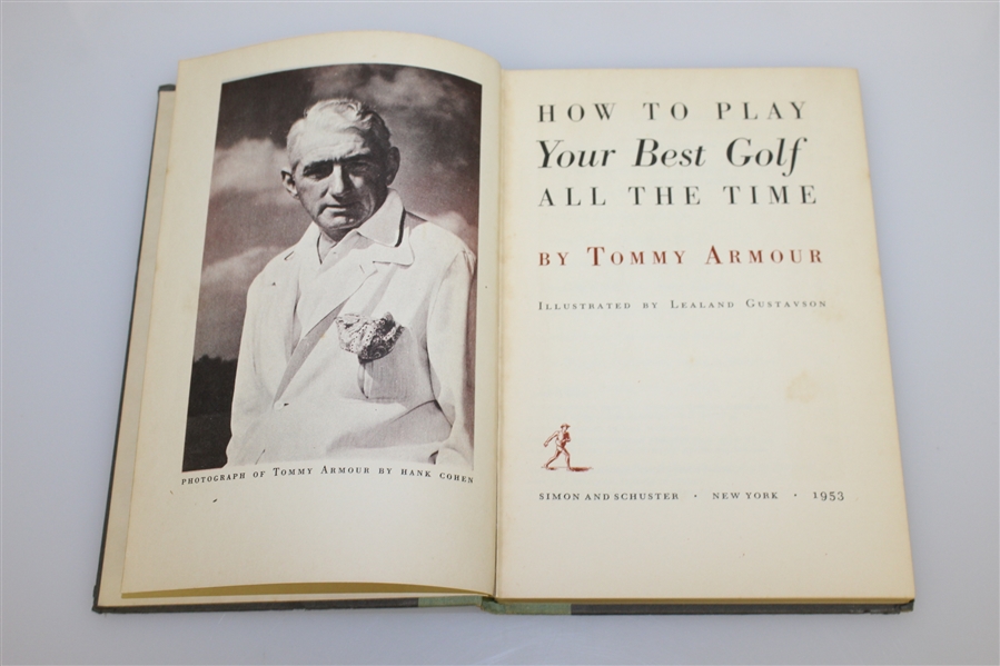 Tommy Armour 1953 'How To Play Your Best Golf All The Time' Golf Book