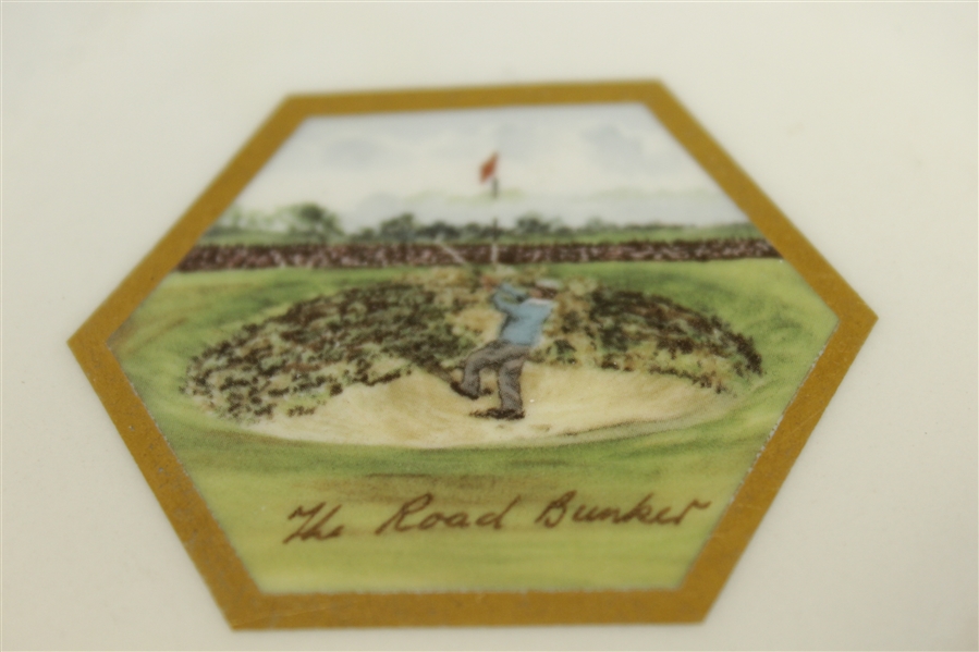 Road Bunker St Andrews Dish w/ James Braid by Pointers of London Illustrated by Bill Waugh