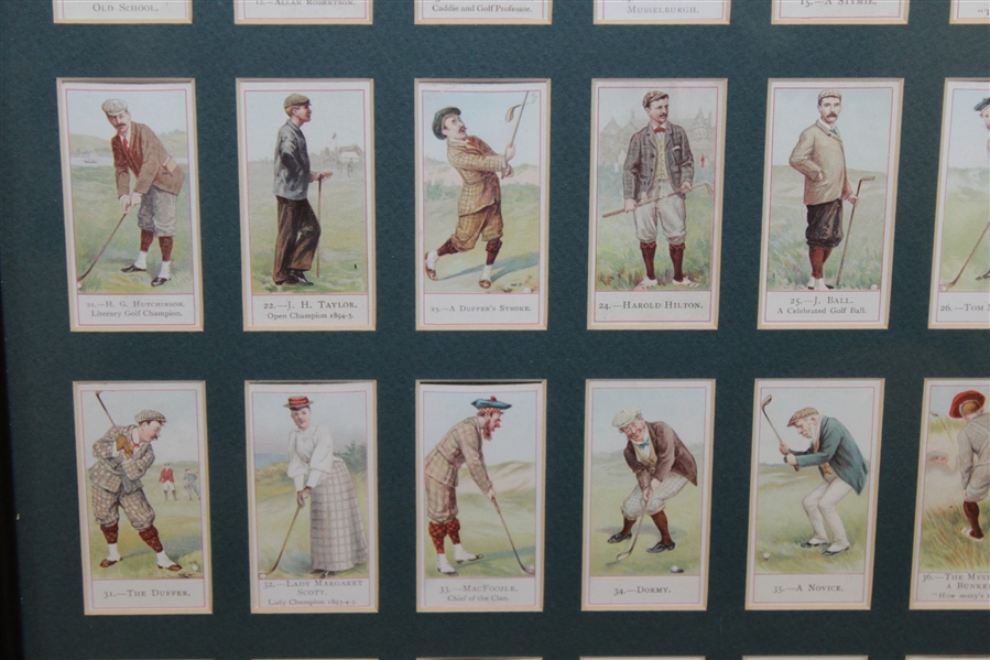 1900 Copes Bros & Co. Tobacco Cards Produced in London Framed Presentation  - Set of 50 