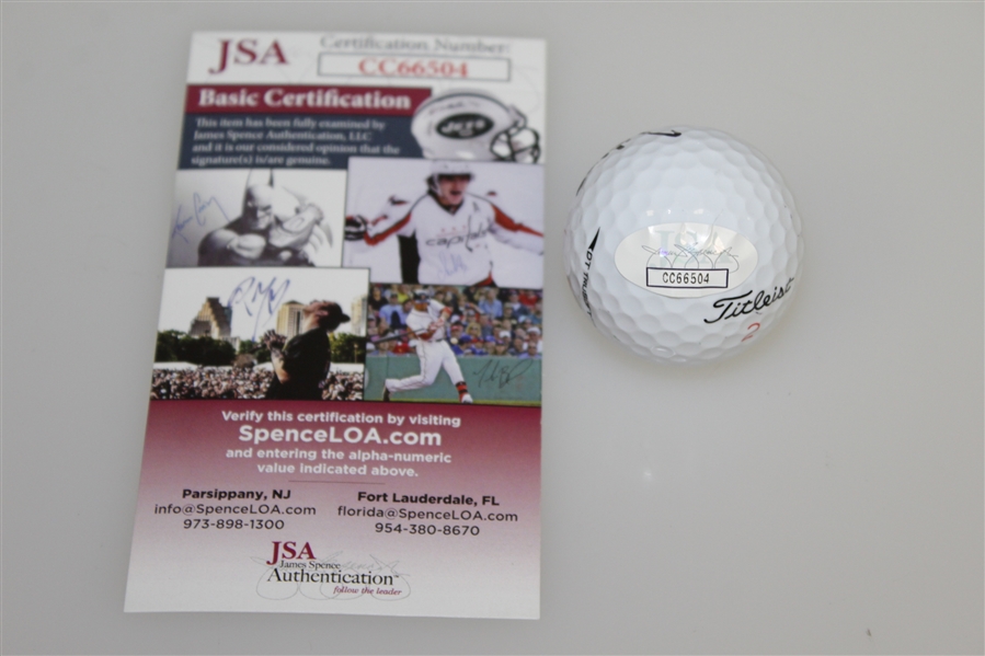 Jimmy Walker Signed 2016 PGA Championship at Baltusrol Logo Golf Ball JSA #CC66504
