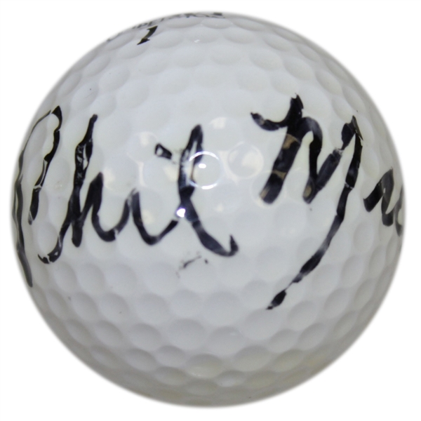 Phil Mickelson Signed Ultra Logo Golf Ball JSA FULL Letter #BB19270 - Rare