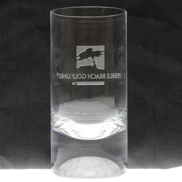 Pebble Beach Tumbler Glass - Golf Ball Base Design