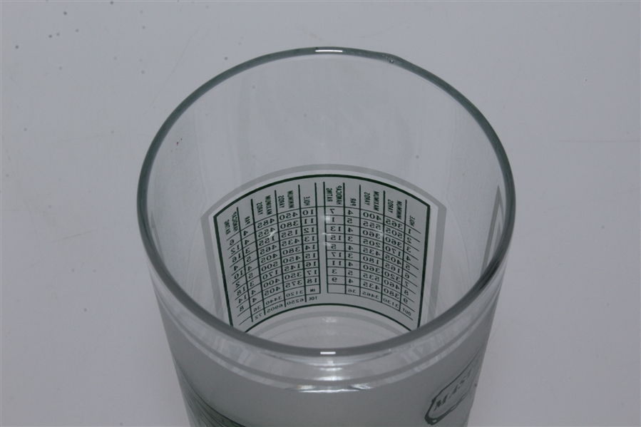 Vintage Masters Drinking Glass Featuring Augusta National Course Layout