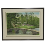 Byron Nelson Signed Ltd Edition The 12th At Augusta Helen Rundell #180/250