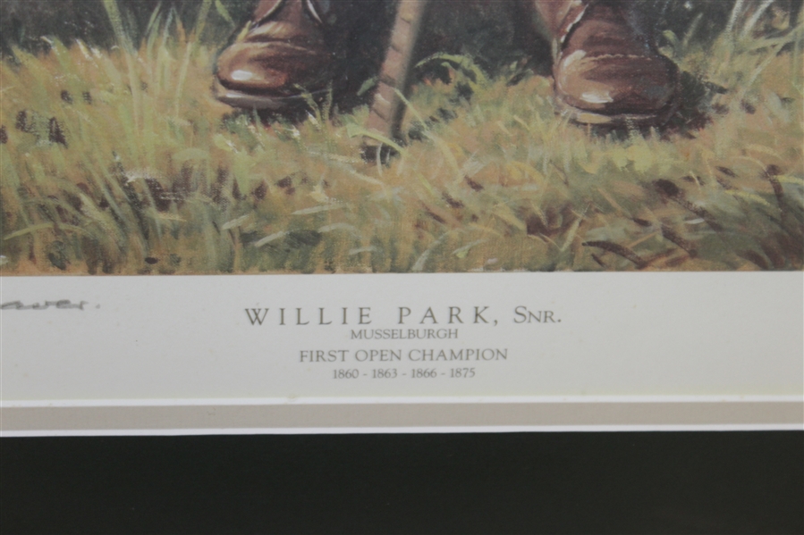 Willie Park Sr. Litho, Signed by Artist Arthur Weaver - 103/250