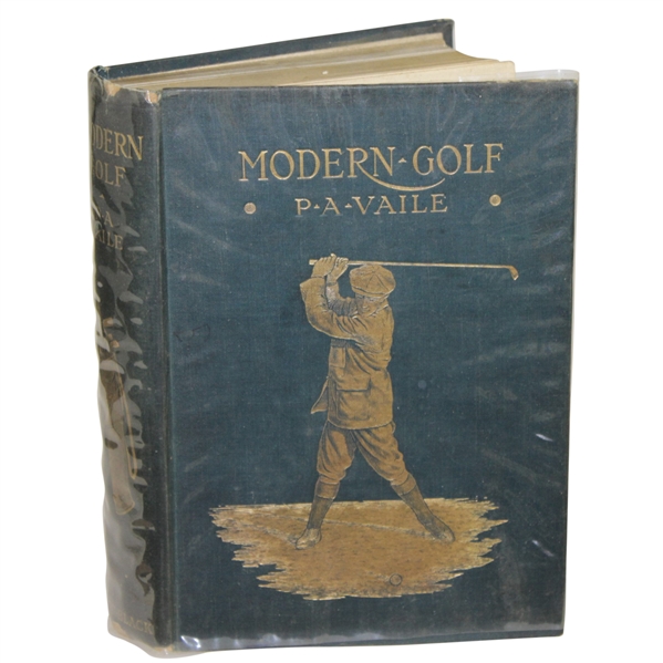1909 'Modern Golf' by P.A. Vaile Hardcover Book First Edition