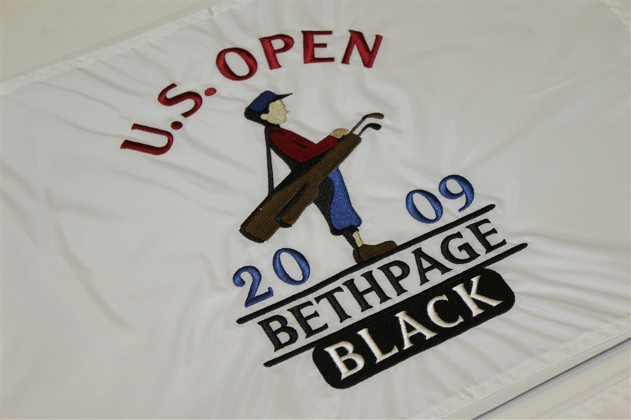 US Open Embroidered Flags from 2009 & 2012 - Glover and Simpson Victories