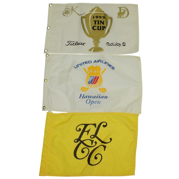 East Lake Golf Club, Hawaiian Open & 1995 Tin Cup Flags 