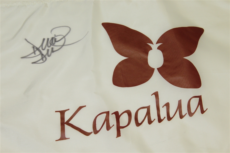 David Duval & Marks Brooks Signed Flags - Kapalua & Embroidered 2001 US Open JSA ALOA