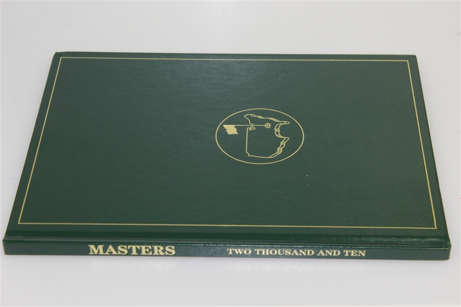 2010 Masters Tournament Annual Book - Phil Mickelson Winner - Seldom Seen w/ Misprint