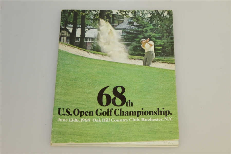 1967, 1968 & 1969 US Open Programs - Nicklaus, Trevino & Moody Wins