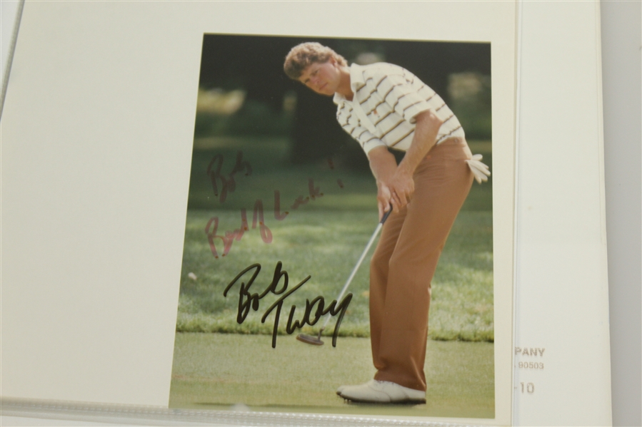 54 Assorted Signed Photos of 1970's to Current Golfers JSA ALOA