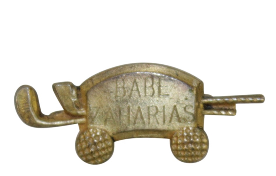 'Babe Zaharias' Golf Theme Pin w/ Clubs & Balls