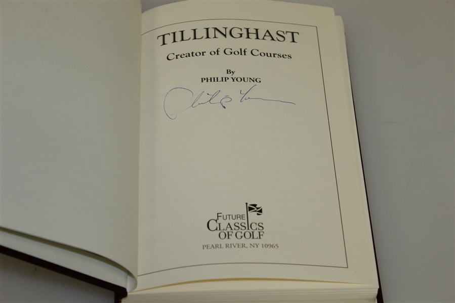 A.W. Tillinghast 'Creator of Golf Courses' Special Edition Book 728/3000 Author Signed w/ Slipcase 