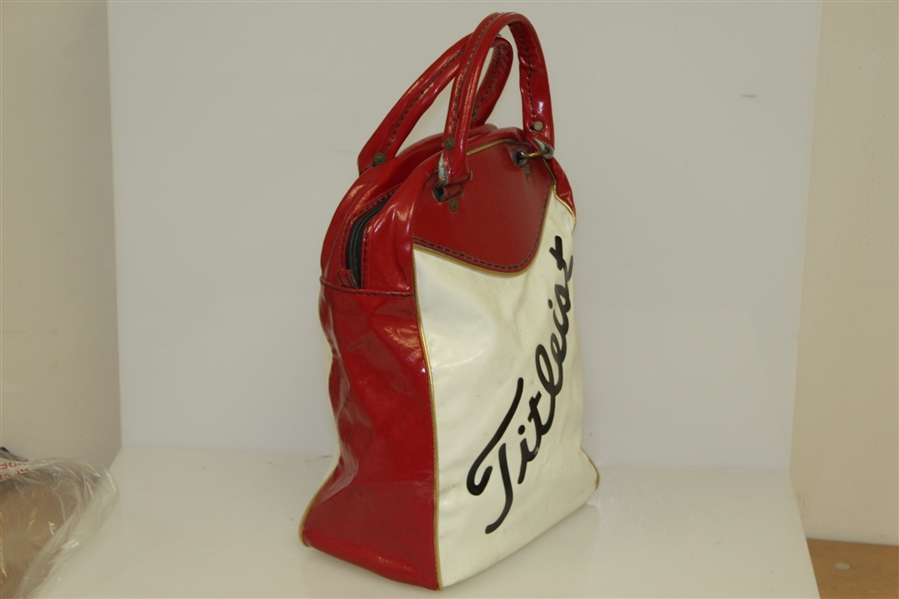 Titleist Leather Shag Bag - Classic Vintage Look
