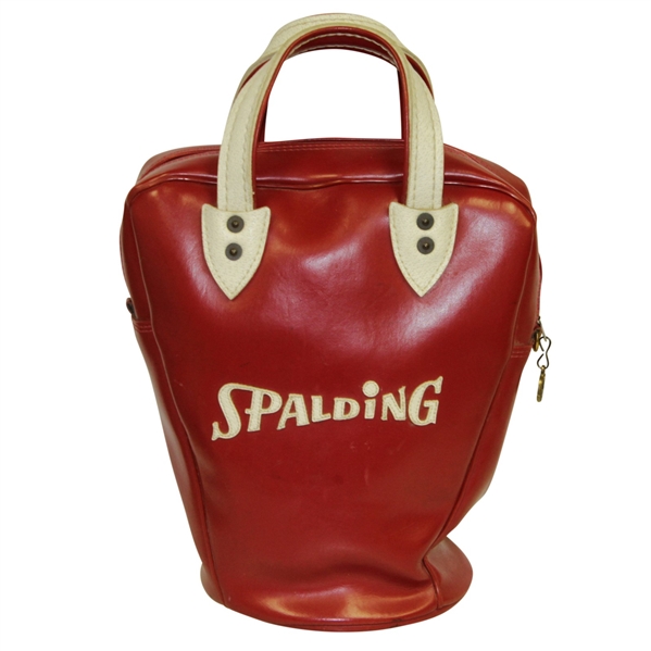 Spalding Leather Shag Bag - Very Good Condition