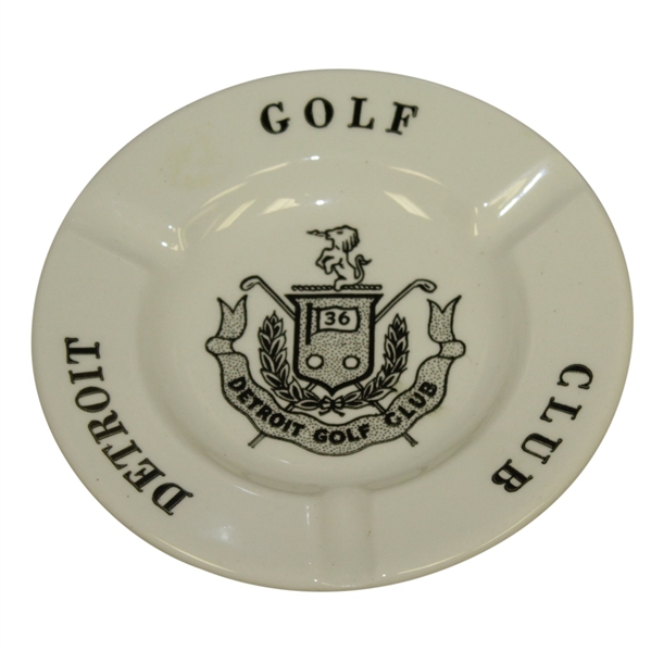 Vintage Detroit Golf Club Ashtray - Site of Palmer's US Amateur Win - Royal China