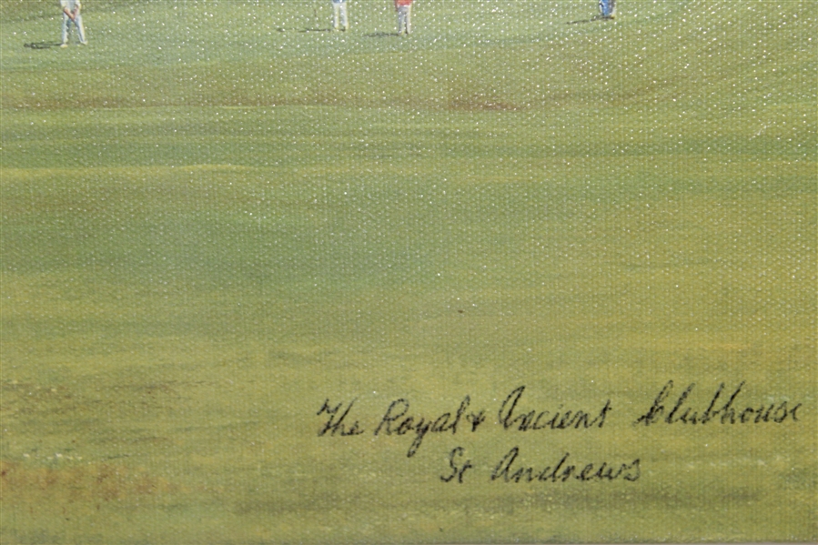 The Royal & Ancient St Andrews Clubhouse Artist Proof Painting by Artist Bill Waugh #2/25