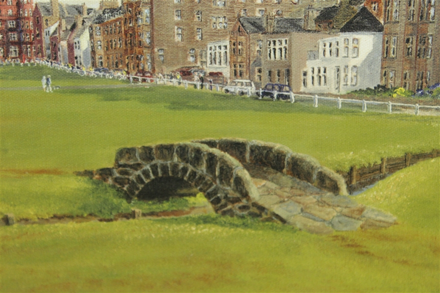 The St Andrews Swilken Bridge Artist Proof Painting by Artist Bill Waugh #2/25