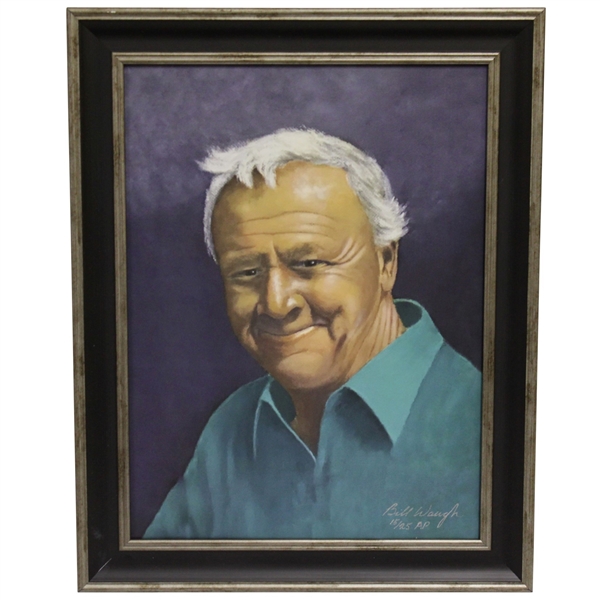Arnold Palmer Portrait Painting by Bill Waugh - Artist Proof #15/25 w/ Frame