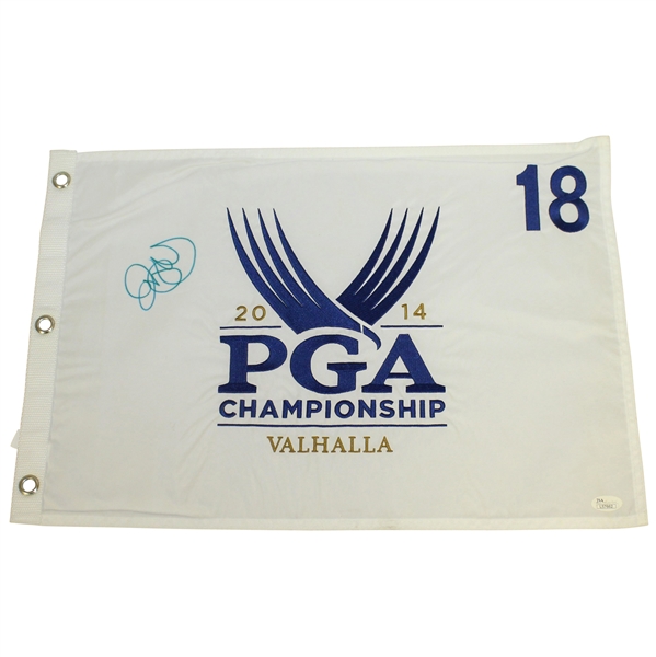 Rory McIlroy Signed 2014 PGA Championship at Valhalla Embroidered Flag JSA #L57662