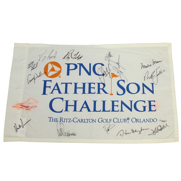 PNC Father Son Challenge at Ritz-Carlton Orlando Signed by Major Champions Flag Sports Collectibles #029324