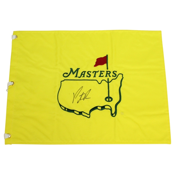 Patrick Reed Signed Undated Masters Embroidered Flag JSA Full #AE06296